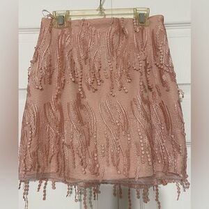 - Lulus Pink lining skirt size S